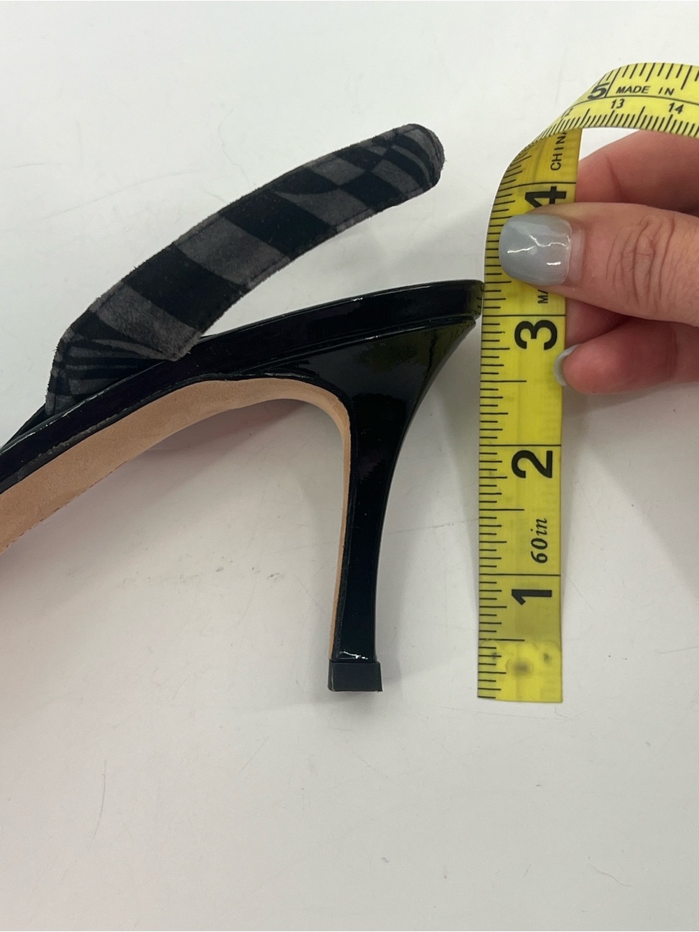 NWT Vintage Manolo Blahnik Carolyne 70 Abstract Slingback Kitten Heel Pumps 36.5 - Picture 9 of 14